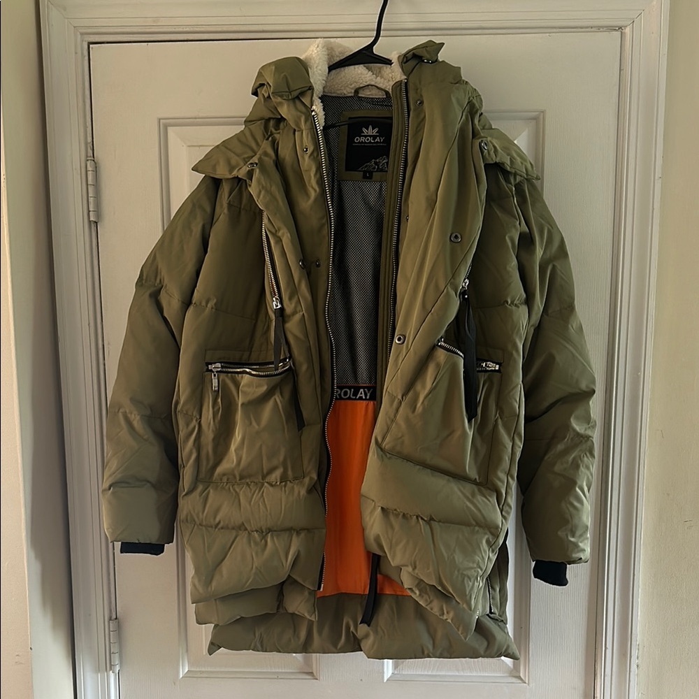 Orolay women’s Olive Puffer Jacket